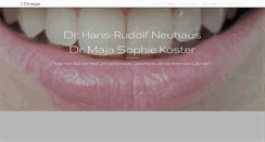 Desktop Screenshot of dr-neuhaus.com